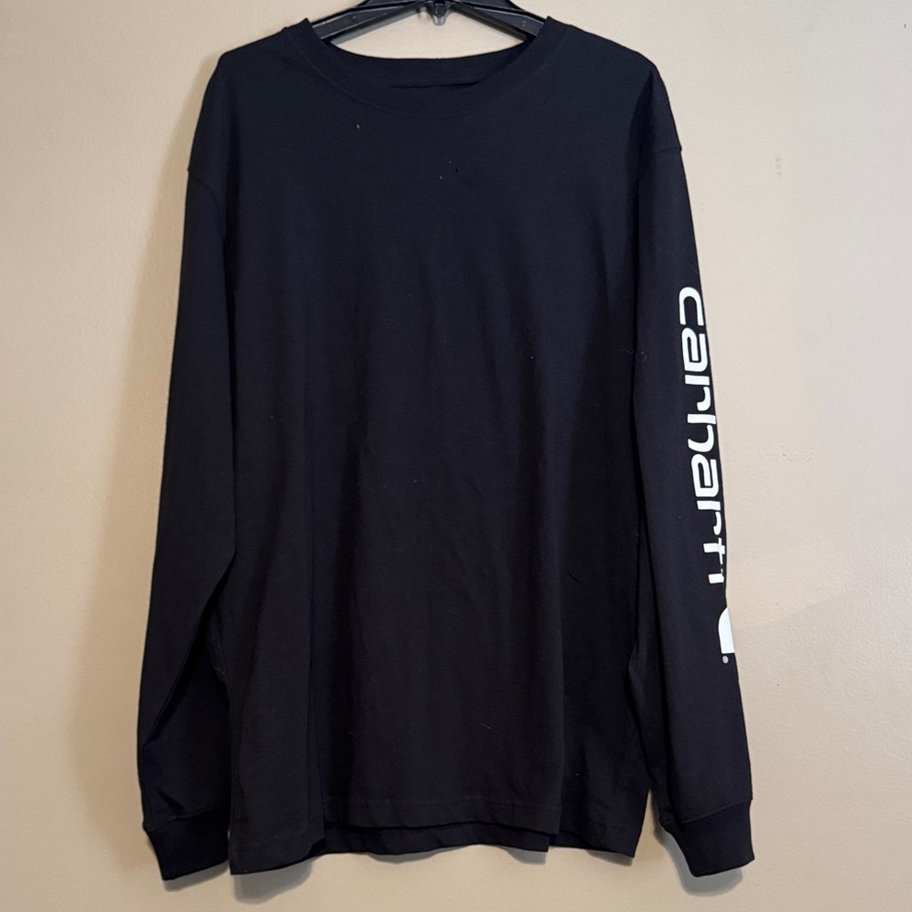 Carhartt Men's Long Sleeve Tee in Black